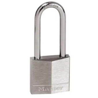 Master Lock Brushed Nickel-plated Solid Brass Body Padlock 40x51mm 