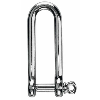 Plastimo Long D-Shaped 316 Stainless Steel Shackles
