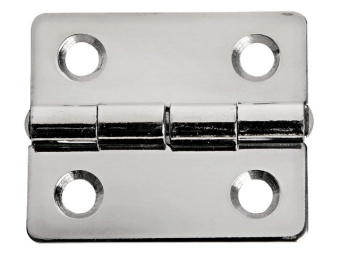 Rectangular Hinge 1.3-mm Mirror Polished Stainless Steel – Durable and Corrosion-Resistant Hinges for Marine Use