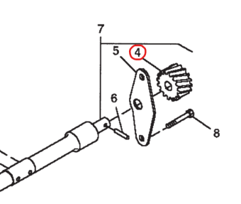 Northern Lights R120639 - Gear (Left hand shaft, 15 teeth)