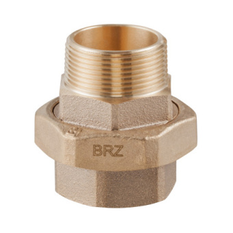Guidi 2 1/2" Bronze Union M-F BSP, Tapered Seat with O-Ring