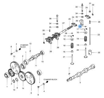 Vetus STM1213 - Cap, Valve Stem