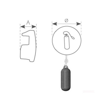 Marine Town Fender Holder
