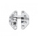 Marine Town Mirror Polished Hatch Hinges 70X72 mm