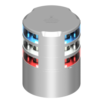 Lopolight 2-014G2S+12G2S+22G2S - Navigation Light 2NM 360° Red/Strobe + White/Strobe + Blue/Strobe
