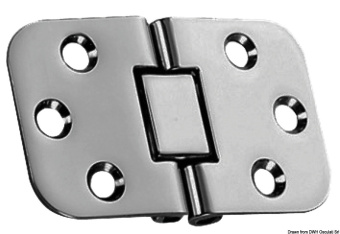 Osculati 38.460.79 - Foldable Hinge 68x42 mm