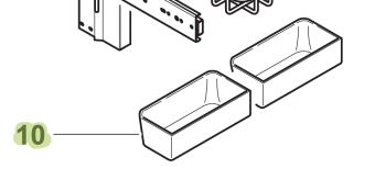 Isotherm SGC00382AA – Plastic Balcony for DR130/Trigano Version (Not Compatible with DR130 Standard)