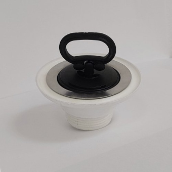 Straight Drain + Plug Ø53.5/58mm