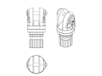 Borika Tf256 - Adapter For Connecting Endpiece Bimini Top