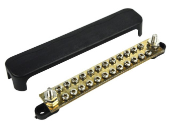 BEP BB-24W-2S/DSP - Busbar 24 Terminals, 2 Studs