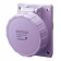 Socket 2P 12/24V. 16A IP67