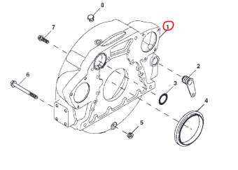 Northern Lights R500329 - FLYWHEEL HOUSING SAE#3 DUAL L.