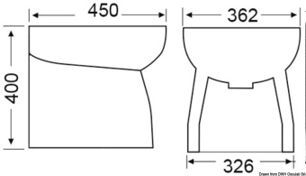 Osculati 50.219.02 - SILENT Ceramic Bidet High Straight