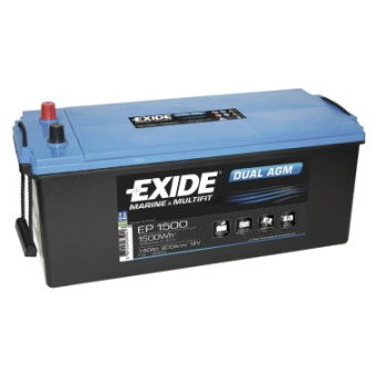 Exide Battery Exide Dual AGM 180A