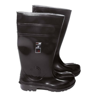 Safety Boots Steel Toe/Sole Black, Size 50
