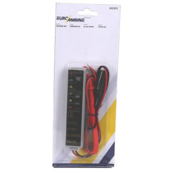 Euromarine Electrical Tester For Battery - 6 LED - 12V