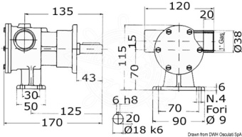 Osculati 16.041.00 - Nauco 36 Pump 1"