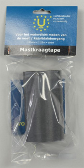 U-Rope Mast Collar Tape 100 mm x 1.25 m Black