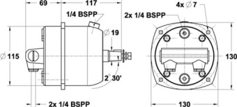 Lecomble & Schmitt Steering Pump LS331 30HB / Revolution With Non-return Valve
