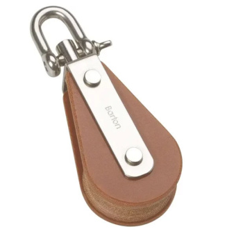 Barton T06130 – Tuphblox Single Swivel Block 64mm, Plain Bearing, Ø64mm Sheave, Max Rope 16mm
