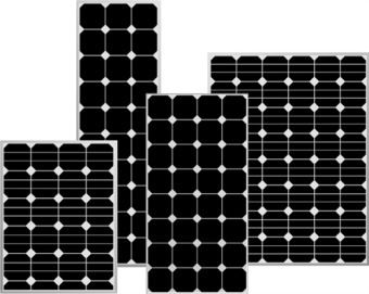 Solara 619110314 - DC Solar Panel 110 Wp Black, Back Contact