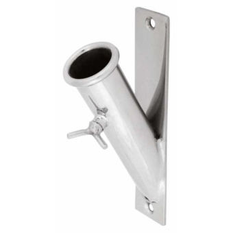Flagpole Socket SS304 - 25mm, 25° Inclined