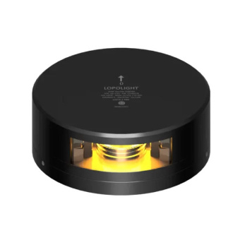 Lopolight 201-013-FB-B - Navigation Light 2NM 135° Yellow, Towing, Black w/FB Base