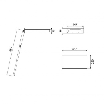 Telescopic Retractable Mini Ladder 3 Steps 