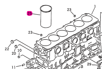 Northern Lights 6222-23-2221 - Cylinder Liner (M)