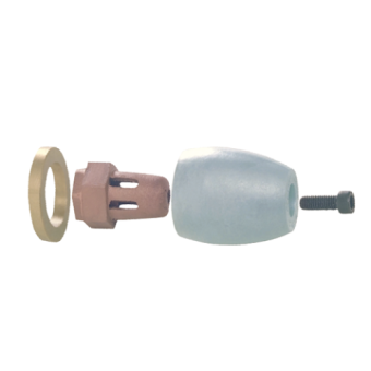 Zinc Anode Mercruiser/Sterndrive/Mercury Outboard, Bravo 2 (>2003), Prop Nut Assembly