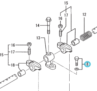 Northern Lights F180508025 - BOLT W/WASHER ASSEMBLY