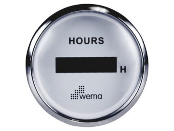 Wema 110652 - Silverline IHR Hourmeter LCD White