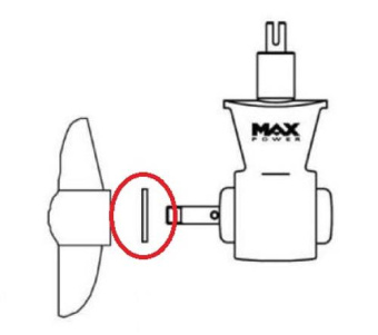 Max Power Propeller Pin CT165-CT225