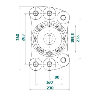 Aquadrive CVB32.30 – Moduline B30 Anti-Vibration CV Shaft System