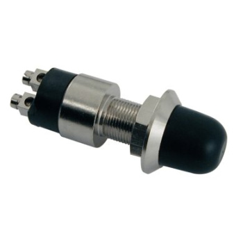 Euromarine Waterproof Pushbutton 30A - 12V - Black