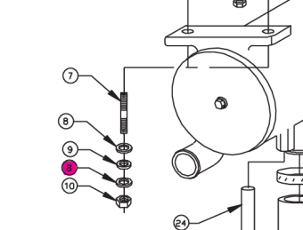 Northern Lights 15-70007 - Snubbing Washer 