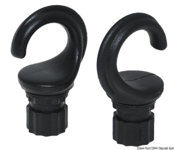 Osculati 34.304.15 - Fasten Pair Of Snap-Hook-Like Open Rings 75 x 46mm