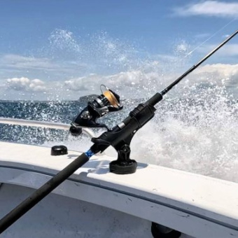 Railblaza 11-4189-11 - Hexx Rod Holder II Black With Base