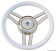 Osculati 45.177.03 - Magnifico Steering Wheel 3-Spoke Ø 350 mm White