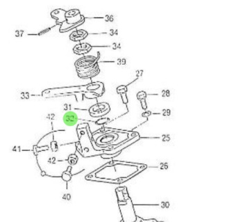 Nanni Diesel 970141307 - Governor O-Ring for HE Series Engines