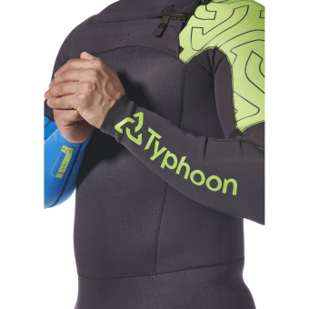 Plastimo P203232 - Performance 3/2mm Neoprene Suit - FC Men's Grey/Blue/Yellow Size L