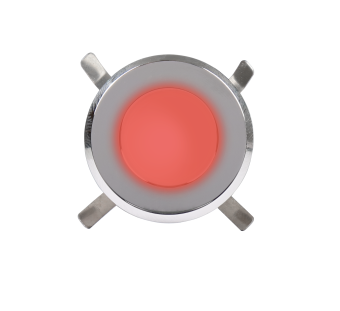 Båtsystem 1263 - Mini Dot Stainless Steel, Red, 12V