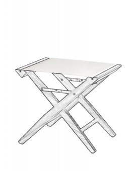 ARC Marine Canvas For Director's Stool White