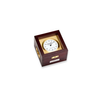 Wempe CW800015 - Marine Quartz Chronometer Brass Mahogany