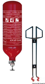 Osculati 31.515.22 - Spray Powder Extinguisher Cylindrical 2 kg