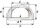 Wichard 16506 - D-Ring HR SS 10 x 45.5 mm