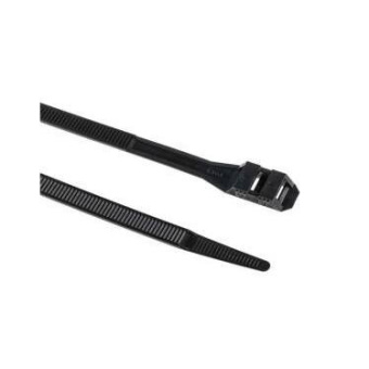 Plastimo P204040 - Double Locking Cable Tie 9 X 350 mm Black (100 pcs)
