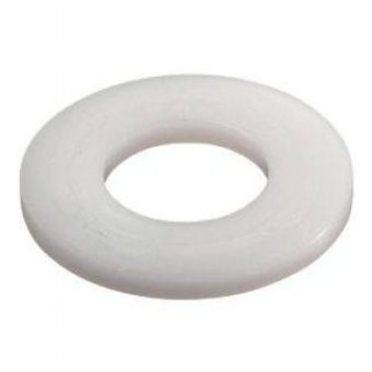 Euromarine White Nylon Large Flat Washers Ø5–8 mm