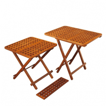 Teak Foldable Table Southampton 60x60x60 cm
