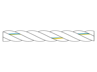 Talamex Tiptolest Pre-Stretched 3-Strand White 10mm 200m